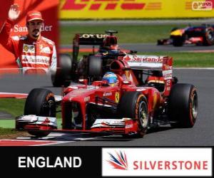 yapboz Fernando Alonso - Ferrari - 2013 İngiltere Grand Prix, sınıflandırılmış 3
